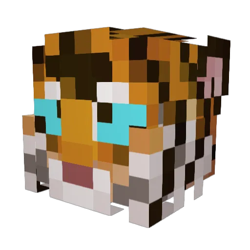 EsFallenShots Minecraft avatar head, 3D render
