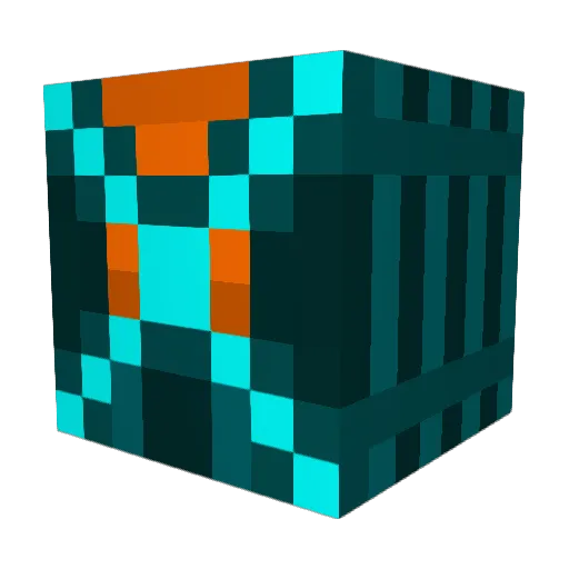EsInferno Minecraft avatar head, 3D render