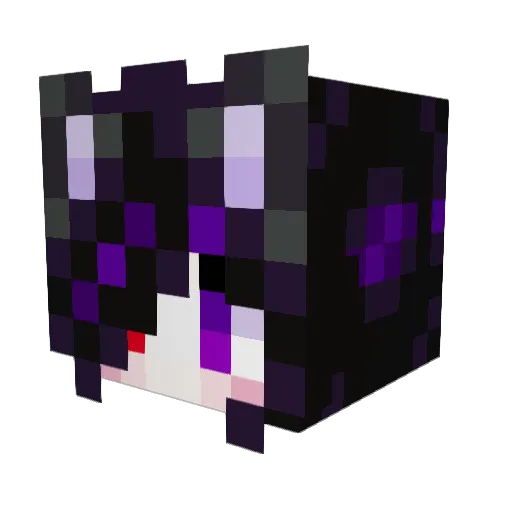 EsKitLin Minecraft avatar head, 3D render