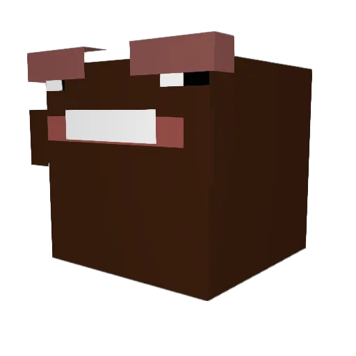 EsLebeDerOsten Minecraft avatar head, 3D render