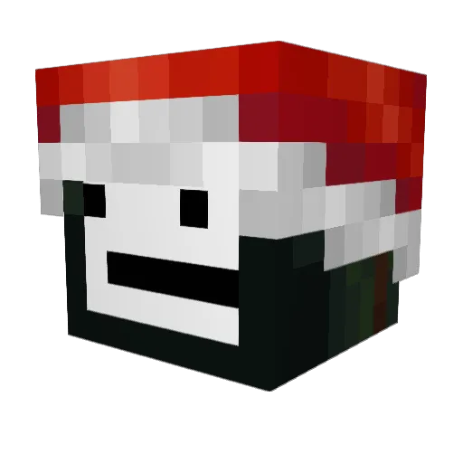 EsPalta Minecraft avatar head, 3D render