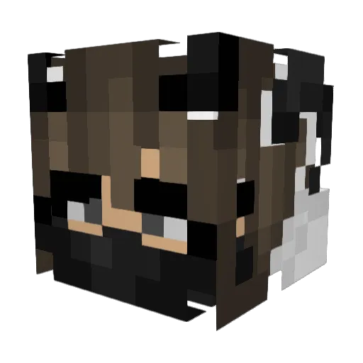 EsQuiZe Minecraft avatar head, 3D render