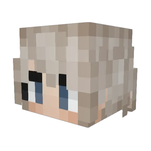 EsRaster Minecraft avatar head, 3D render