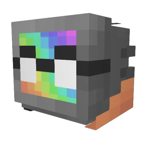 EsRicardo Minecraft avatar head, 3D render