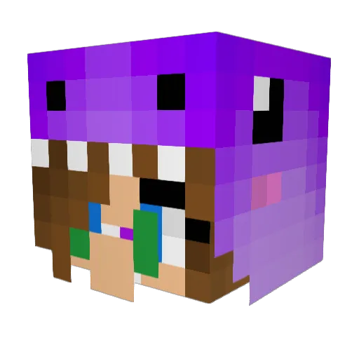 Esa777777 Minecraft avatar head, 3D render