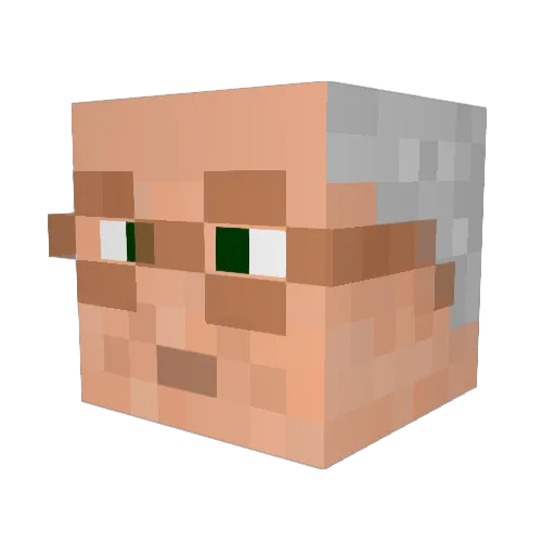Esaias88 Minecraft avatar head, 3D render