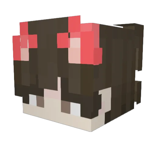 EsatKurtce Minecraft avatar head, 3D render
