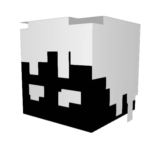 Esau4 Minecraft avatar head, 3D render