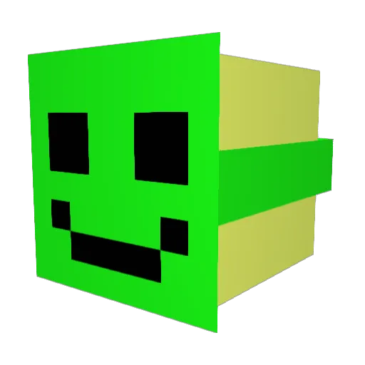 Esben412 Minecraft avatar head, 3D render