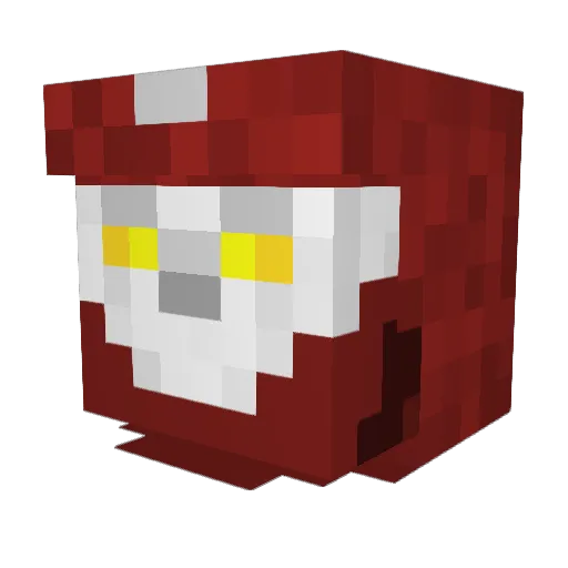 Escanor712 Minecraft avatar head, 3D render