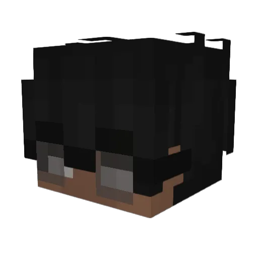 Esckom Minecraft avatar head, 3D render