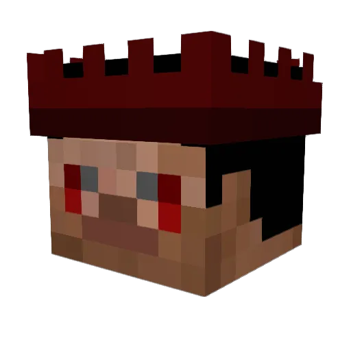 Escobar6945 Minecraft avatar head, 3D render