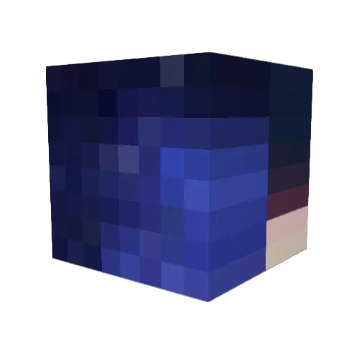 Escondeme Minecraft avatar head, 3D render