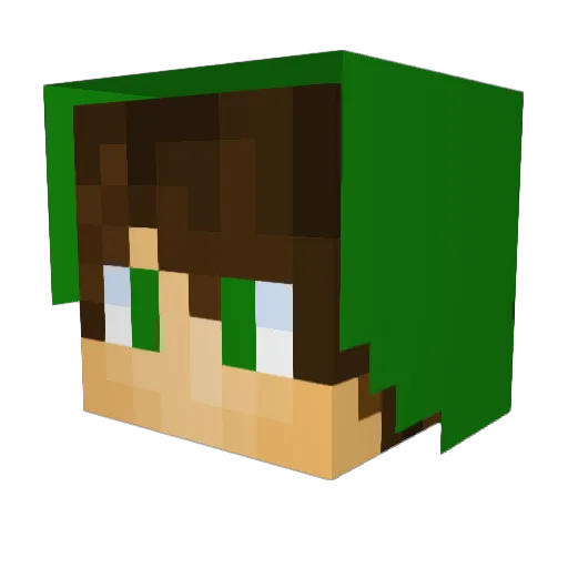 EscorpionGames10 Minecraft avatar head, 3D render