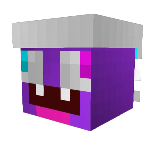 Esdayl Minecraft avatar head, 3D render
