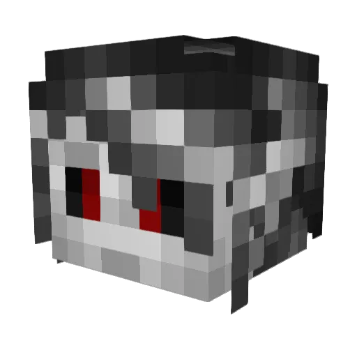 Esegy Minecraft avatar head, 3D render