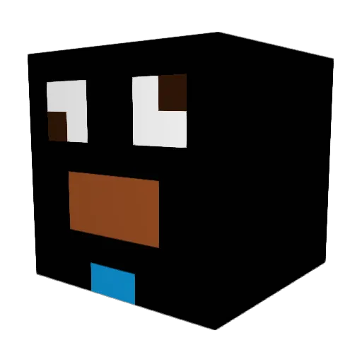 Eselcool Minecraft avatar head, 3D render
