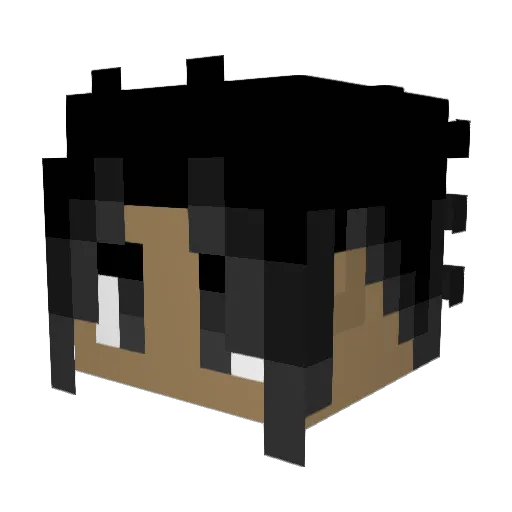 Esemcgiver Minecraft avatar head, 3D render