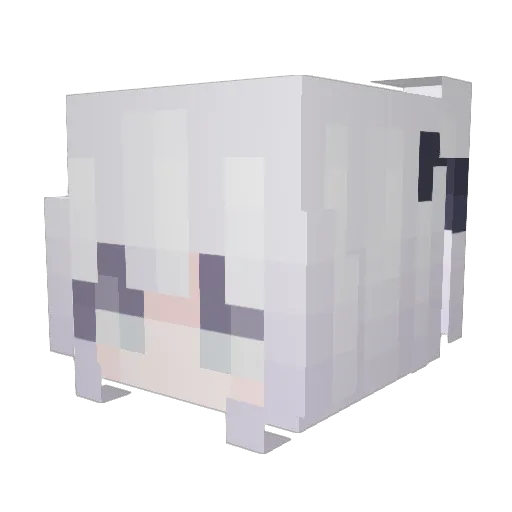 Eseo__ Minecraft avatar head, 3D render