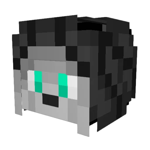 Eseoh Minecraft avatar head, 3D render