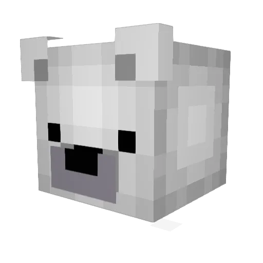 Esher007 Minecraft avatar head, 3D render