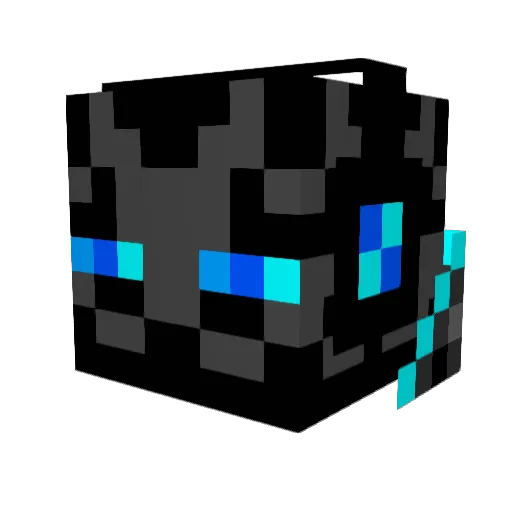 Eshkiii Minecraft avatar head, 3D render