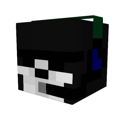 Eshnyd_ Minecraft avatar head, 3D render