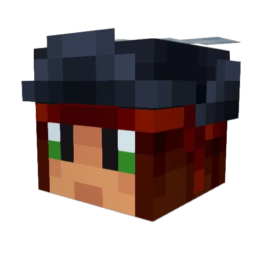 Esign0 Minecraft avatar head, 3D render