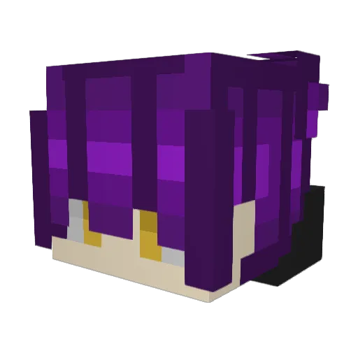 Eskachen Minecraft avatar head, 3D render