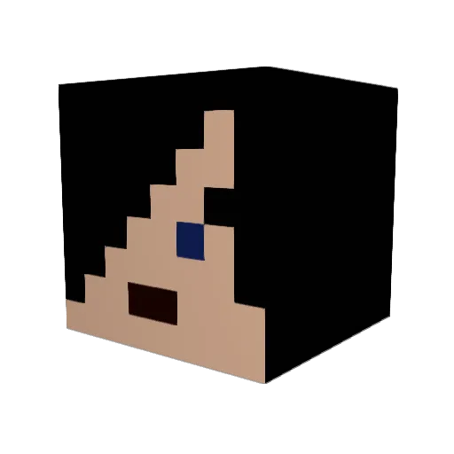 EskarpadO Minecraft avatar head, 3D render