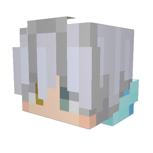 EsketI_ Minecraft avatar head, 3D render