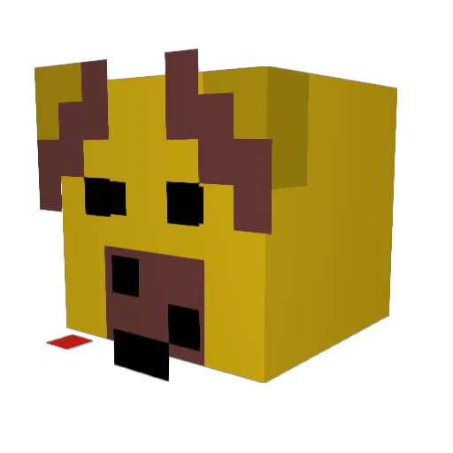Eskig0d Minecraft avatar head, 3D render