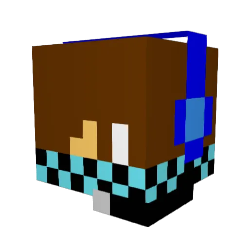 Eskil204 Minecraft avatar head, 3D render