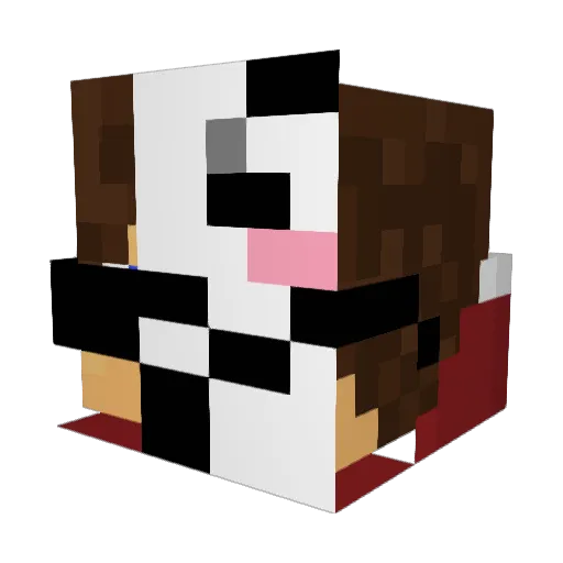 EskilloGDF Minecraft avatar head, 3D render