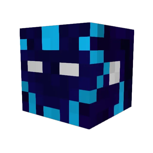 Eskimobus Minecraft avatar head, 3D render
