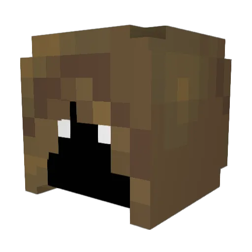 Eskinore Minecraft avatar head, 3D render