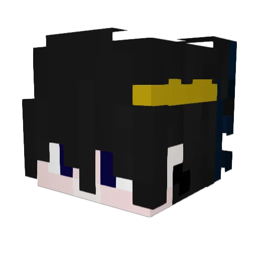 Eskkkkk666 Minecraft avatar head, 3D render