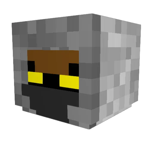 Eskmio_O Minecraft avatar head, 3D render
