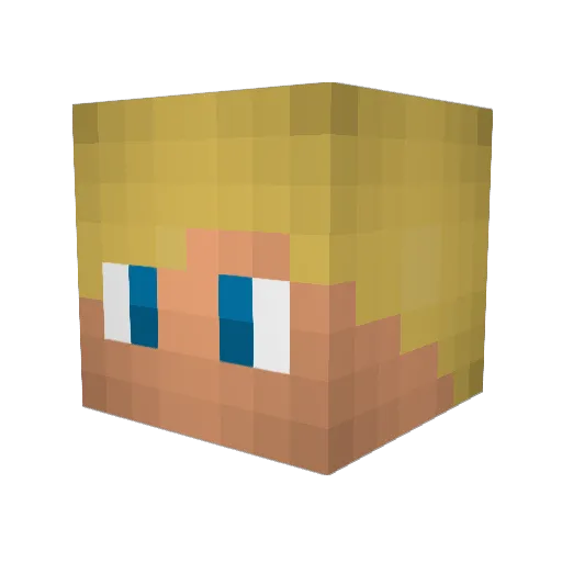 Eskugg123 Minecraft avatar head, 3D render
