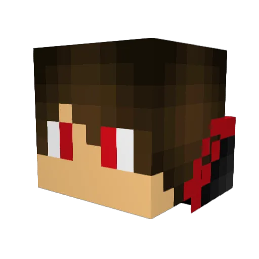 Eskylon Minecraft avatar head, 3D render
