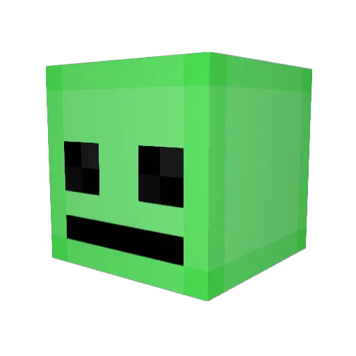 Esme1084 Minecraft avatar head, 3D render