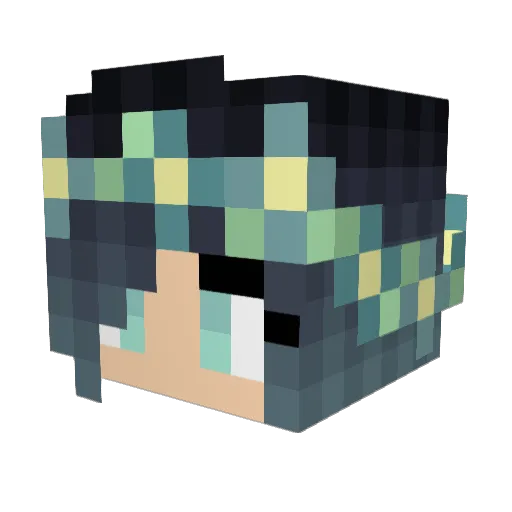 EsmeW Minecraft avatar head, 3D render