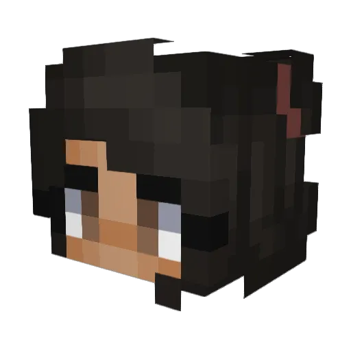 Esme_A_Price Minecraft avatar head, 3D render