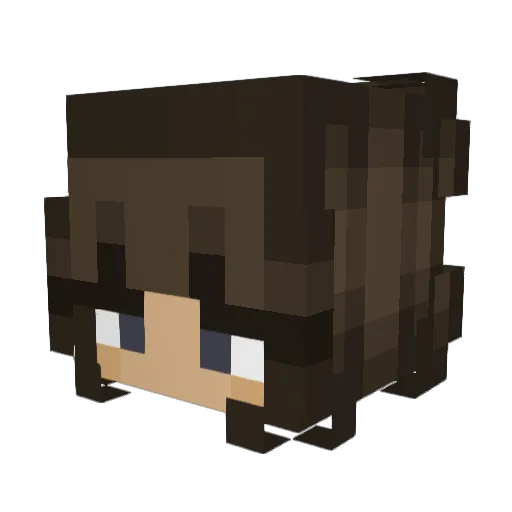 Esmeetje102 Minecraft avatar head, 3D render
