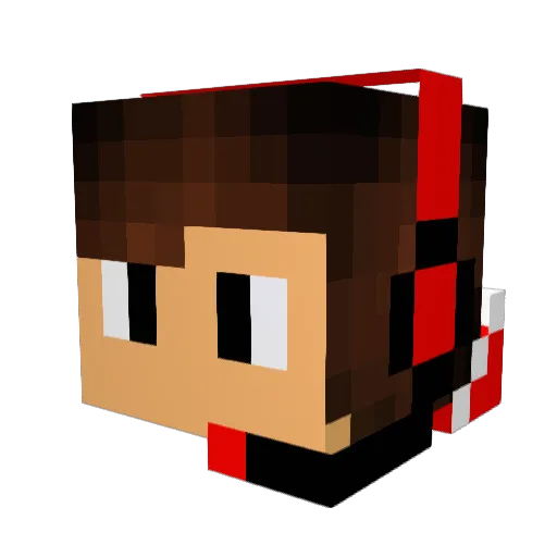 Esmond_s Minecraft avatar head, 3D render