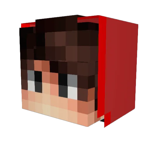 Esohc Minecraft avatar head, 3D render
