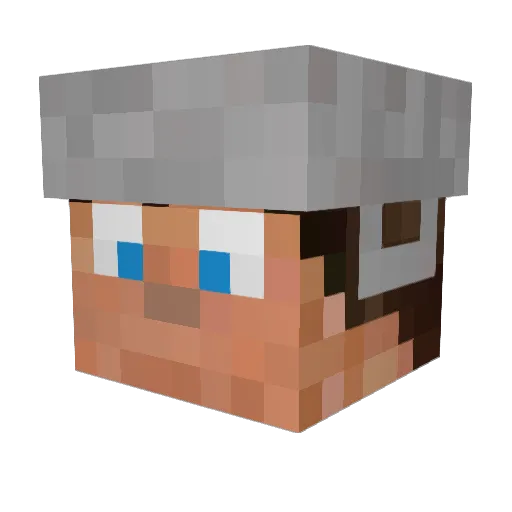 Esoj77 Minecraft avatar head, 3D render