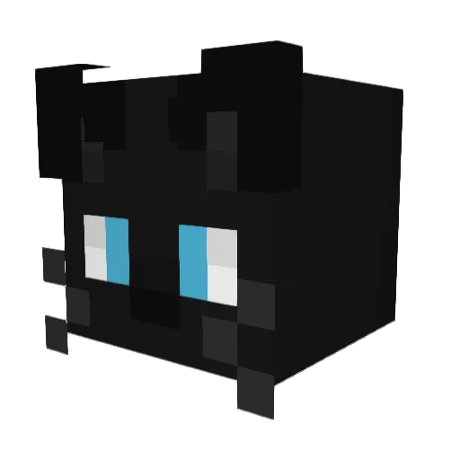 Esoki Minecraft avatar head, 3D render