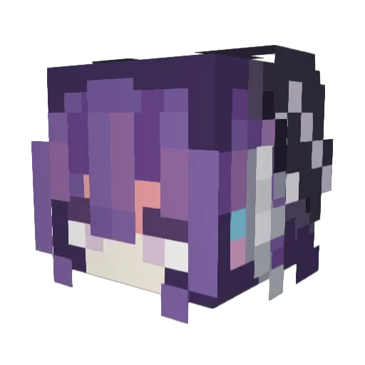 EsotericCrow Minecraft avatar head, 3D render