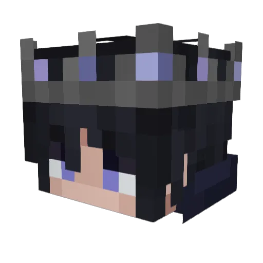 Esp0so Minecraft avatar head, 3D render